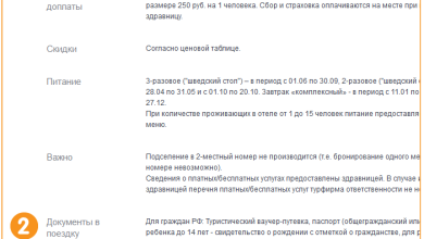 Photo of Основные положения условий бронирования туров